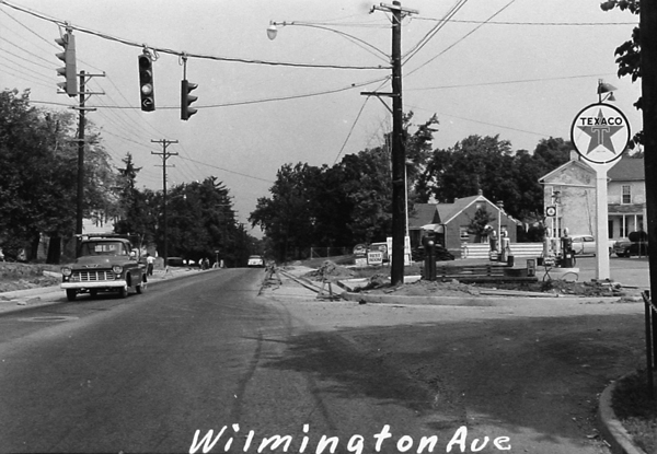 Blair's Texaco, Wilmington Ave. 1957